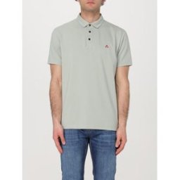 Peuterey Polo in misto cotone con logo Verde Taglia S