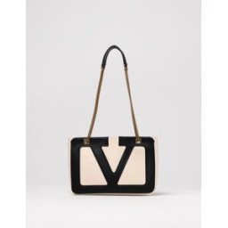 Valentino Garavani Borsa Viva Superstar in pelle Panna Taglia OS