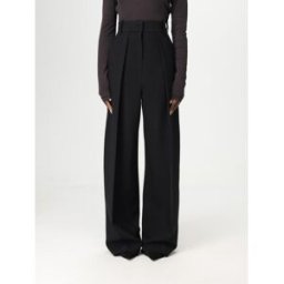 Khaite Pantalone classico in misto viscosa Nero Taglia 8