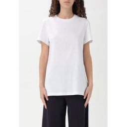 Max Mara T-shirt basic in cotone Bianco 1 Taglia XS