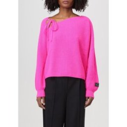 Msgm Maglia in lana e cashmere Fuxia Taglia L
