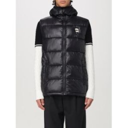 Lagerfeld Gilet in nylon trapuntato Nero Taglia 52