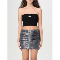 Diesel Top in misto viscosa stretch Nero Taglia M
