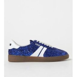 Msgm Sneakers Retro in tessuto glietterato e pelle sintetica Fantasia Taglia 39