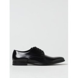 Dolce&Gabbana Derby Raffaello in pelle spazzolata Nero Taglia 42½