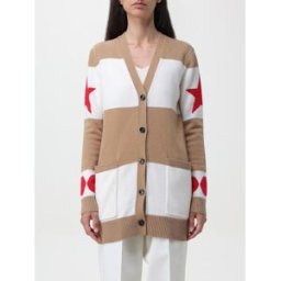 Max Mara Cardigan di lana con stelle Cammello Taglia XS