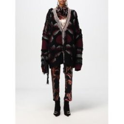 Etro Cardigan in misto lana Nero Taglia 38