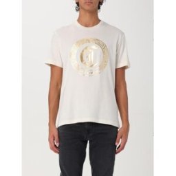 Just Cavalli T-shirt in cotone con stampa logo Bianco Taglia M