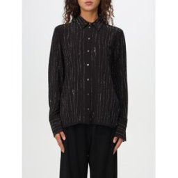 Lagerfeld Camicia in viscosa con strass Nero Taglia 40