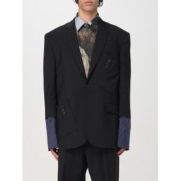 Moschino Blazer over in lana Nero Taglia 48