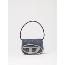Diesel Borsa 1DR in denim di cotone Blue Taglia OS