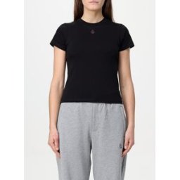 Mcqueen T-shirt basic in cotone con logo Nero Taglia 42