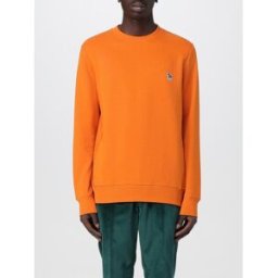 Paul Smith Felpa in cotone organico Arancione Taglia M