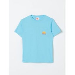 Sundek T-shirt in cotone con logo Blue 1 Taglia 8