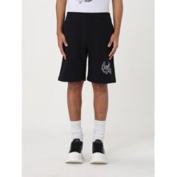 Mcqueen Bermuda in cotone con logo Nero Taglia M