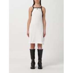 Courrèges Abito in cotone Bianco Taglia S