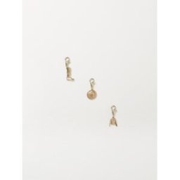 Golden Goose Set 3 charms in ottone Oro Taglia OS