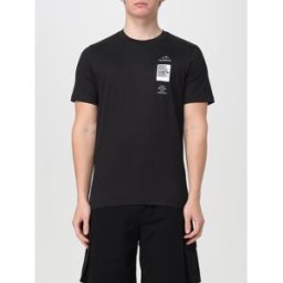 Shark T-shirt in cotone con logo Nero Taglia S