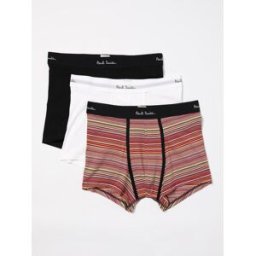 Paul Smith Set 3 boxer in cotone stretch Fantasia Taglia S