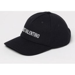 Valentino Garavani Cappello Paris/Rome Chez in canvas di cotone Nero Taglia 59