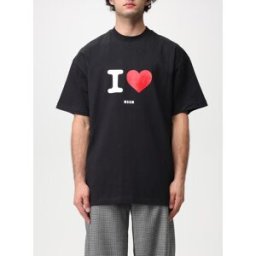 Msgm T-shirt in cotone Nero Taglia L