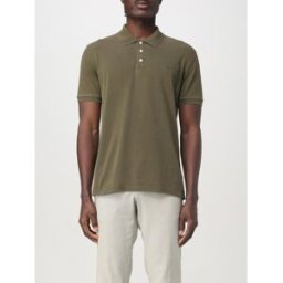 Woolrich Polo in cotone slim Verde Taglia M