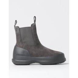 Moon Boot Stivaletto MB Luna Chelsea in camoscio ed EVA Grigio Taglia 45