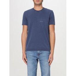 Fay T-shirt in cotone Blue Taglia S