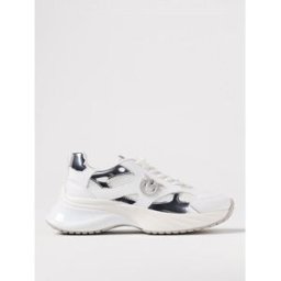Pinko Sneakers Ariel in pelle e mesh Bianco 1 Taglia 40