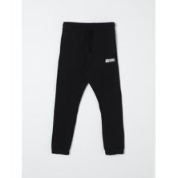 Diesel Pantalone sportivo in jersey di cotone Nero Taglia 14