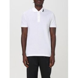 Versace Polo basic di cotone Bianco Taglia S