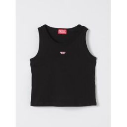 Diesel Top oval D in cotone Nero Taglia 8
