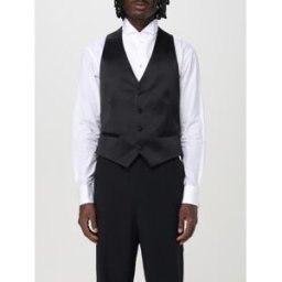 Emporio Armani Gilet di seta Nero Taglia 54