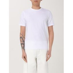 K-Way T-shirt basic in cotone Bianco Taglia L