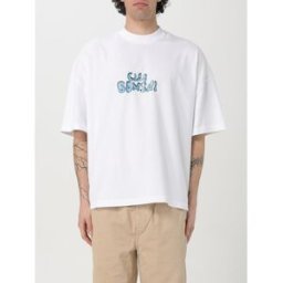Bonsai T-shirt in cotone con logo Bianco Taglia L