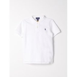 Ralph Lauren Polo in piquet con logo ricamato Bianco Taglia 4