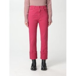 Max Mara Pantalone in cotone Fuxia Taglia 38