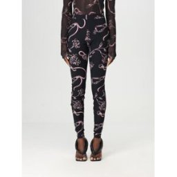 Moschino Leggings in nylon stampato Nero Taglia L