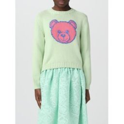 Moschino Maglia in cotone Verde Acido Taglia 44