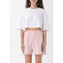 Philosophy T-shirt cropped in cotone Bianco Taglia M