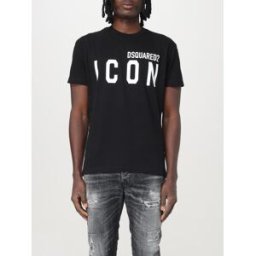 Dsquared2 T-shirt in cotone Nero Taglia XXL