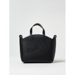 Lagerfeld Borsa in pelle con logo traforato Nero Taglia OS