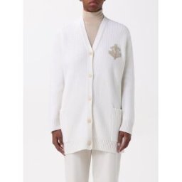 Max Mara Cardigan in lana e cashmere Bianco Taglia S