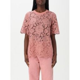 Dolce&Gabbana T-shirt in pizzo Rosa Taglia 44