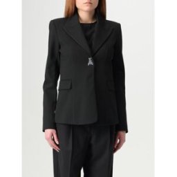 Patrizia Pepe Blazer in crêpe Nero Taglia 46