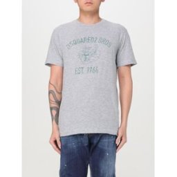 Dsquared2 T-shirt in misto cotone Grigio Taglia L
