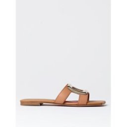 Roger Vivier Mules in pelle con fibbia decorativa Cuoio Taglia 35