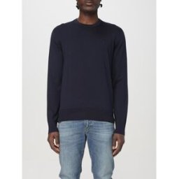 Dolce&Gabbana Maglione con ricamo in seta Blue Taglia 52