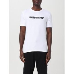 Moschino T-shirt in cotone con logo Bianco Taglia 50