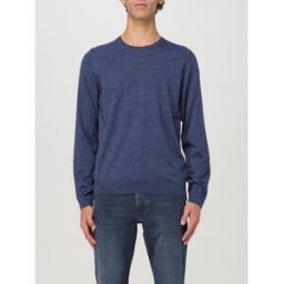 Boss Pullover in lana vergine Azzurro Taglia S